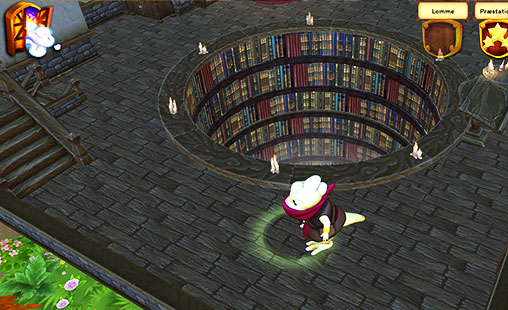 The Magical Library game screen